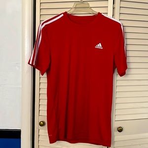 Adidas Red Shirt, Medium